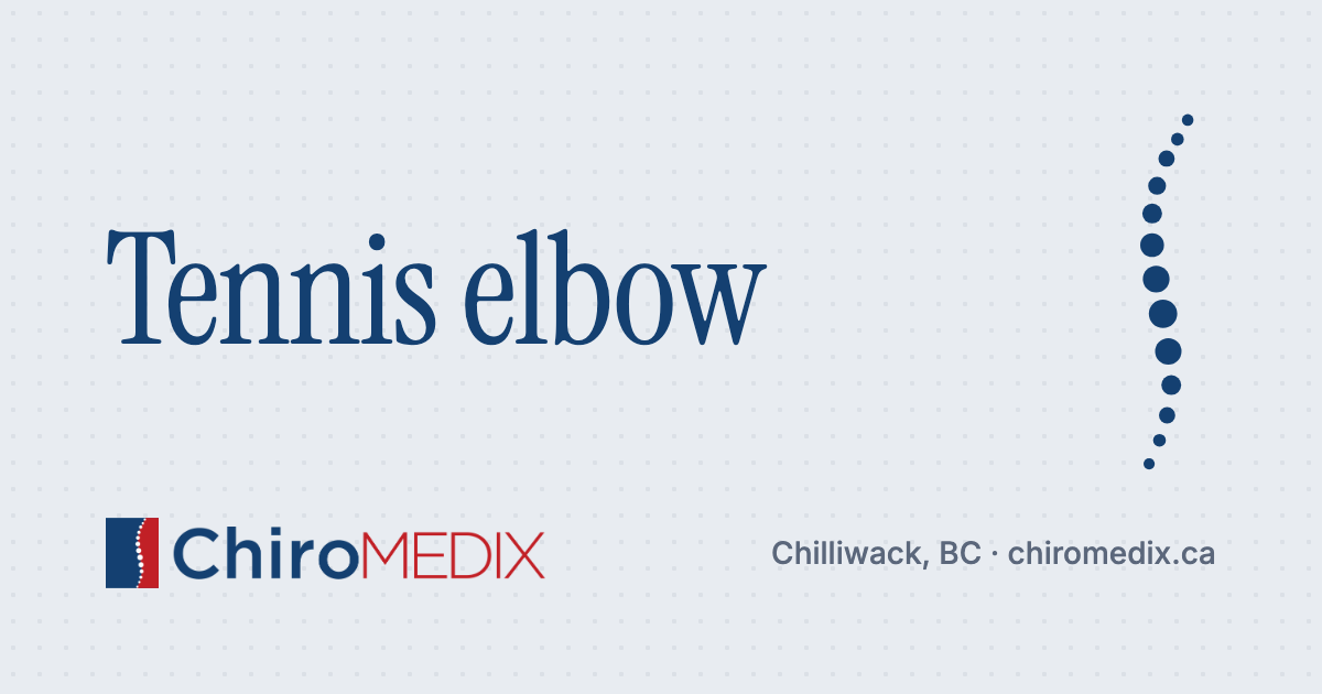 Tennis elbow